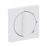 Busch-Jaeger Zentralscheibe Drehschalter für 3 Stufen Drehschalter, Abdeckung weiß (glänzend), Retail