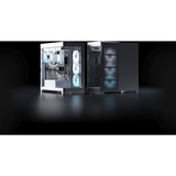 Corsair FRAME 4500X LX ARGB , Tower-Gehäuse weiß, Panoramaglas