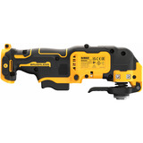 DEWALT Akku-Multifunktions-Werkzeug DCS353NT, 12 Volt gelb/schwarz, ohne Akku und Ladegerät, in T STAK-Box II, 29-tlg. Zubehörset
