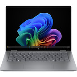 HP OmniBook X Flip 14-fk0076ng, Notebook silber, AMD Ryzen AI 7 350, AMD Radeon 860M, 16 GB LPDDR5X, 1 TB (1 TB SSD), Windows 11 Home