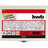 EINHELL Oberfräser-Set, 12-teilig Schaft Ø 8mm, in Holzkiste