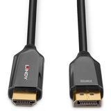 Lindy Aktives Adapterkabel DisplayPort > HDMI 8K60 schwarz, 2 Meter