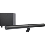 Medion Life P61450 2.1 Soundbar schwarz, Funk-Subwoofer, Stereo-Standlautsprecher Option