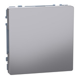 Merten Blindabdeckung mit zentraler Abdeckplatte für Unterputzmontage edelstahl, Retail