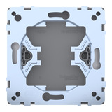 Merten Blindabdeckung mit zentraler Abdeckplatte für Unterputzmontage edelstahl, Retail