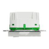 Merten Connected Schutzkontaktsteckdose mit Ein-/Ausschalter, 16 Ampere, Unterputz, glänzend weiß (glänzend), Retail