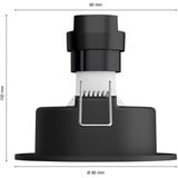 Philips HUE White & Color Ambiance Centura Einbauspot 3er-Pack, LED-Leuchte weiß, rund