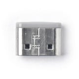 SMARTKEEPER ESSENTIAL USB-C Port Lock (CL04) + Lock Key Mini (U04), Einsteckschloss Farbcode Grau, 4 Stück + 1 Schlüssel