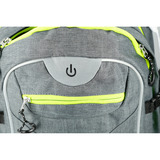 Schildkröt Wheel Bee Revolution , Rucksack grau, LED, 30 Liter