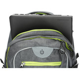 Schildkröt Wheel Bee Revolution , Rucksack grau, LED, 30 Liter