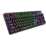 Sharkoon SKILLER SGK20, Gaming-Tastatur schwarz, US-Layout, Huano Red