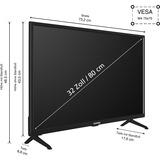 Telefunken XH32SO550SD, LED-Fernseher 80 cm (32 Zoll), schwarz, WXGA, Tripple-Tuner, DVD-Player