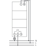 Theben TR 610 top3, Zeitschaltuhr mit Wochenprogramm, 1 Kanal