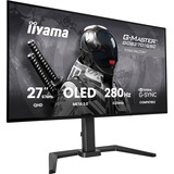 iiyama G-Master GOB2701QSC-B1 OLED, Gaming-Monitor 68.6 cm (27 Zoll), schwarz, QHD, HDMI, DP, USB-Hub, 280Hz Panel