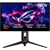 ASUS ROG Swift OLED PG27UCWM, Gaming-Monitor 67.3 cm (26.5 Zoll), schwarz, UltraHD/4K, Dual Mode, USB-C, DP, HDMI, 240Hz Panel