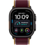 Apple Watch Ultra 4, Smartwatch Titan schwarz, 49 mm, Trail Loop Burgunder M/L, Cellular