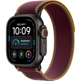 Apple Watch Ultra 4, Smartwatch Titan schwarz, 49 mm, Trail Loop Burgunder M/L, Cellular