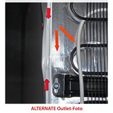 Bosch KGE36AWCA Serie 6, Kühl-/Gefrierkombination weiß