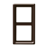 Busch-Jaeger Rahmen zwei-fach braun, Retail