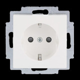 Busch-Jaeger Schutzkontakt Steckdosen Einsatz 20 EURB-914 weiß, Retail