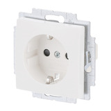 Busch-Jaeger Schutzkontakt Steckdosen Einsatz 20 EURB-914 weiß, Retail