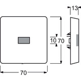 Busch-Jaeger Wippe Kontroll-Aus mit Aufdruck Symbol 0 Retail