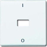 Busch-Jaeger Wippe Kontroll-Aus mit Aufdruck Symbol 0 weiß, Retail