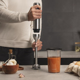 Cecotec Stabmixer Power TitanBlack 1500 XL, mit Zubehörset edelstahl/schwarz, 1.500 Watt, mit Zerkleinerer, Spiralschneider, Kartoffelstampfer, Schneebesen