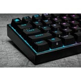 Corsair K65 RGB MINI, Gaming-Tastatur schwarz, DE-Layout, Cherry MX RGB Speed Silver