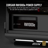 Corsair RM1000e Generalüberholt, PC-Netzteil schwarz, 2x 12 Pin High Power GPU, 2x PCIe, Kabel-Management, 1000 Watt