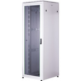 Digitus Netzwerkschrank Unique Serie - 800x800 mm (BxT), IT-Schrank hellgrau, 47 Höheneinheiten