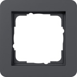 Gira Abdeckrahmen einfach aus Kunststoff, bruchsicher, für Unterputzmontage geeignet anthrazit, Retail