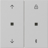 Gira Jalousie und Schaltuhr Bedienung System 3000, Bedienteil grau, Retail