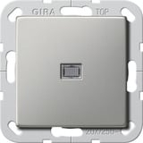 Gira Wipp-Kontrollschalter British Standard Ausschalter 2-polig mit Wippe und Tragring edelstahl, Retail