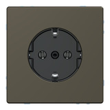 Merten Schutzkontaktsteckdose mit Steckklemmen bronze, Retail