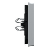 Merten Wippe Klingel Wechsel Schalter Kreuz Schalter Taster Einsatz aluminium, Retail