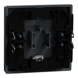 Merten Wippe Kontrollfenster für Schalter und Taster Einsatz, zweiteilige Wippe, Thermoplast anthrazit, Retail