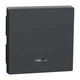 Merten Wippe Kontrollfenster für Schalter und Taster Einsatz, zweiteilige Wippe, Thermoplast anthrazit, Retail