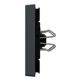 Merten Wippe Kontrollfenster für Schalter und Taster Einsatz, zweiteilige Wippe, Thermoplast anthrazit, Retail