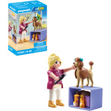 PLAYMOBIL 71747 My Life Hundefriseurin, Konstruktionsspielzeug 