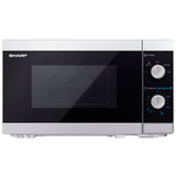 SHARP YC-MS01E-S, Mikrowelle silber/schwarz