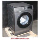 Bomann WA 7185, Waschmaschine titan/schwarz