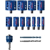 Bosch EXPERT Multi Material PC Plus Lochsägen-Set, Ø 20-76mm, 14-teilig mit Power Change Plus Adapter, Koffer