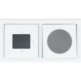 Busch-Jaeger Radio BTconnect Digital Audio Broadcasting Plus Komplett-Set Bluetooth 8270 UJ-84-101, Radiowecker weiß (glänzend), Retail