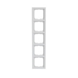 Busch-Jaeger Rahmen fünffach weiß (matt), Retail