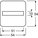 Busch-Jaeger Wippe Ausschalter Wechselschalter Kreuzschalter Taster weiß, Retail