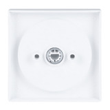 Busch-Jaeger Zentralscheibe Stufenschalter matt für 3 Stufen Drehschalter, Abdeckung weiß (matt), Retail