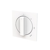 Busch-Jaeger Zentralscheibe mit Aufdruck 0..3, Abdeckung weiß, Retail