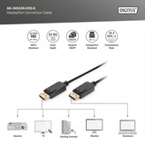 Digitus DisplayPort Anschlusskabel, UHD 8K schwarz, 5 Meter