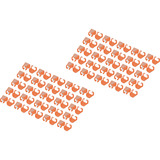 Digitus Farbclips für Patchkabel -  Orange, Abdeckung orange